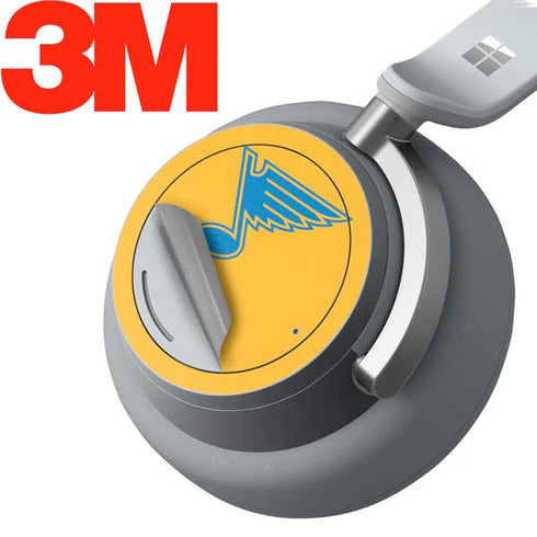 NHL St. Louis Blues Solid Background Surface Headphones Skin